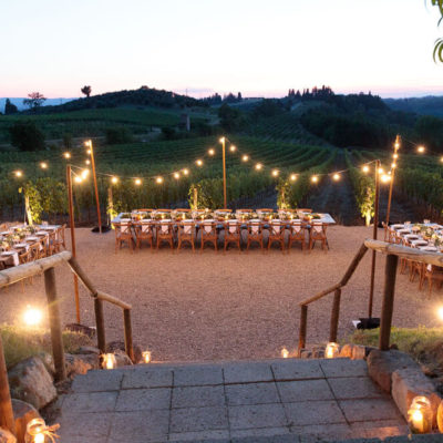 luci san donnino winery allestimento